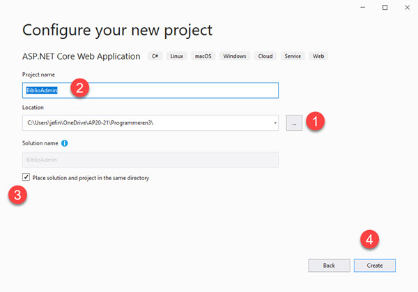 Congifure your new project
